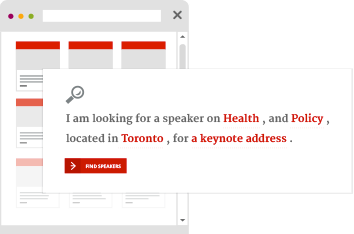 Search a speaker