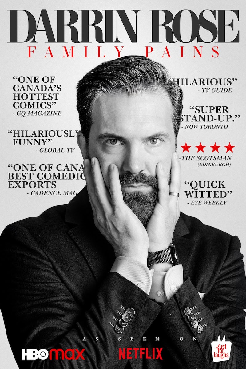 Darrin Rose Family Pains Tour - Award-Winning Canadian Comedian