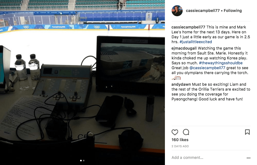 Cassie Campbell-Pascall in Pyeongchang