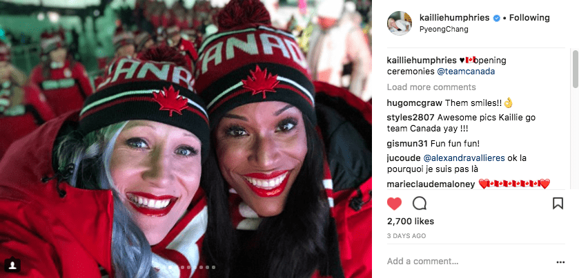 Kaillie Humphries in Pyeongchang