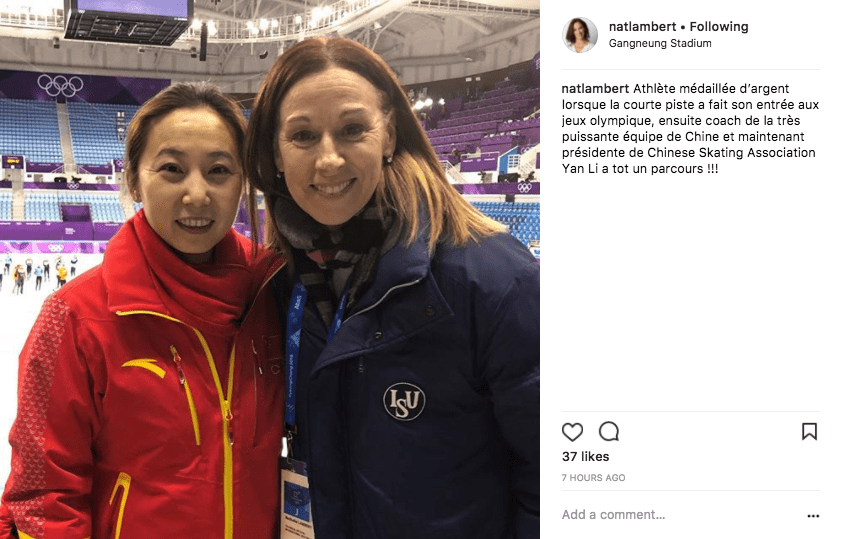 Natalie Lambert in Pyeongchang