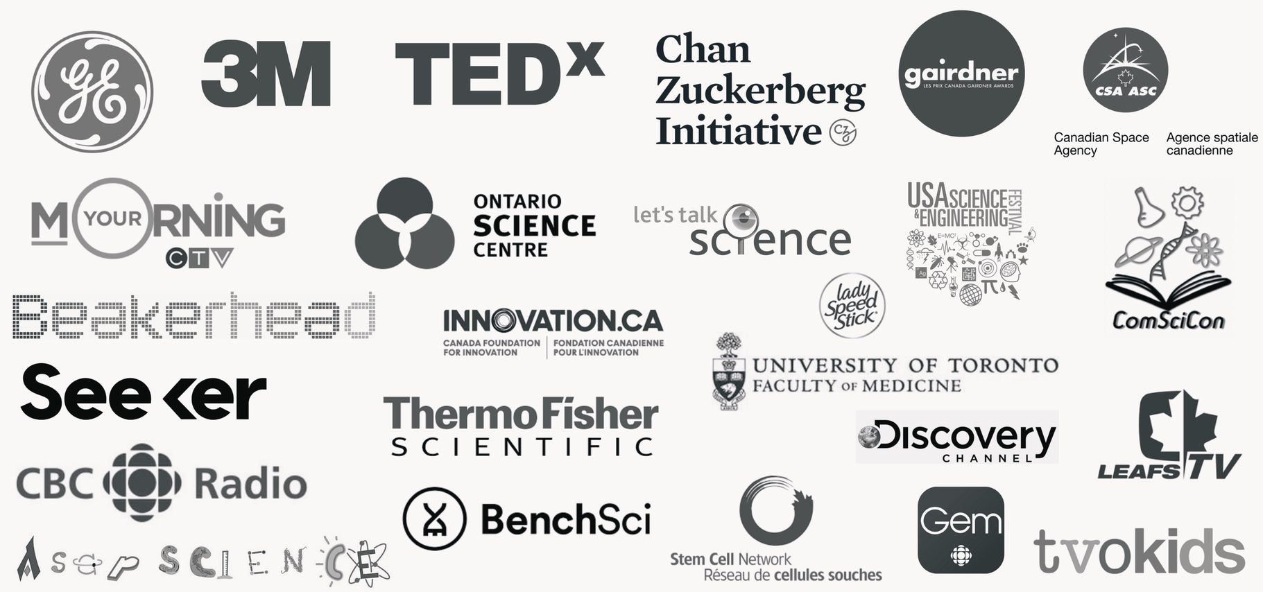 Science Sam Yammine sample clients and media
