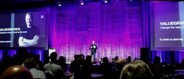 David Allison on stage